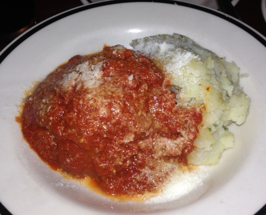 What's hidden under the tomato sauce?