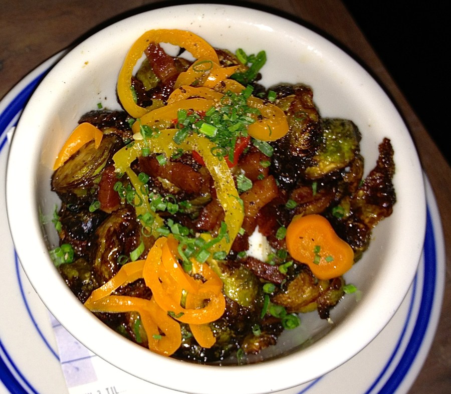 Brussels sprouts--we never pass them up!