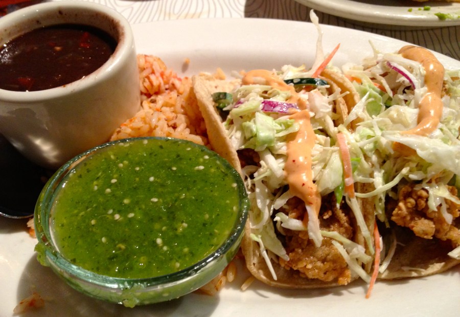 Oyster tacos.  The daily special.