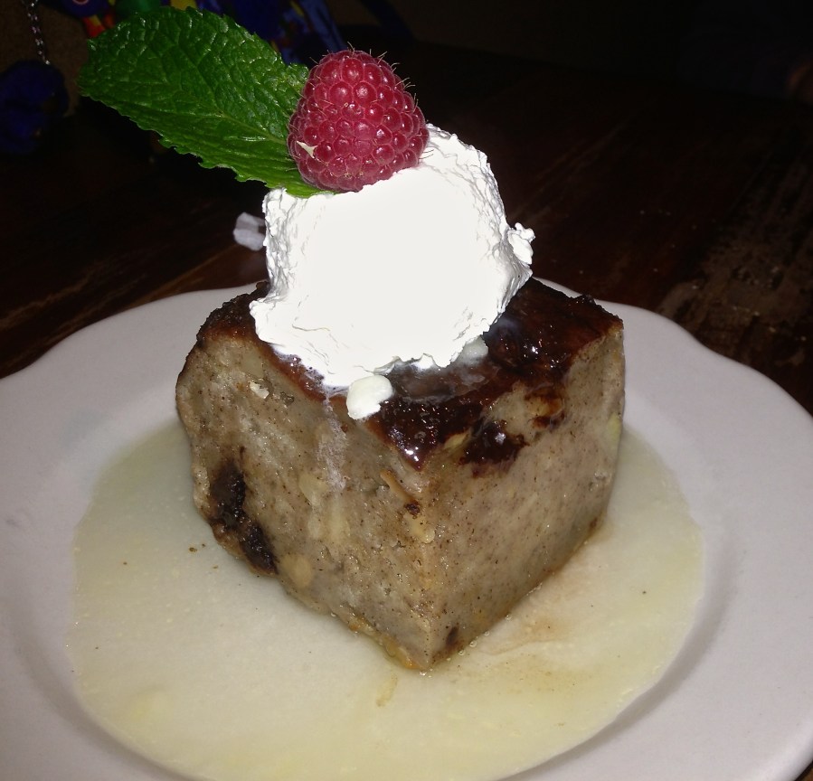 Awesome bread pudding.
