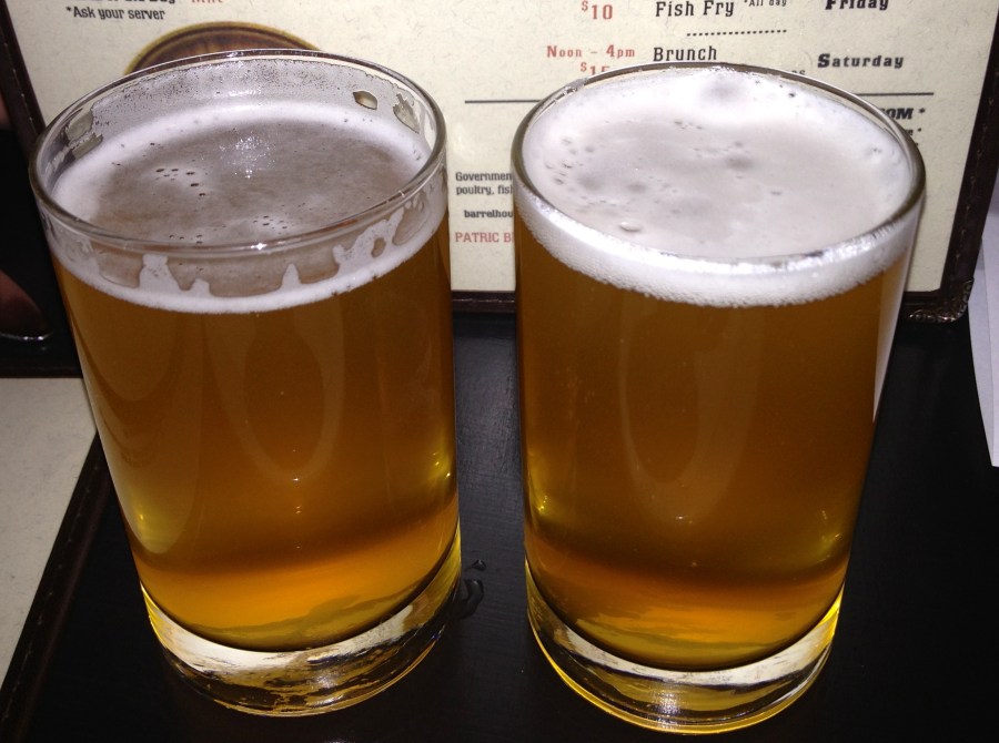 First up: New Holland Saison Monkey (Michigan).