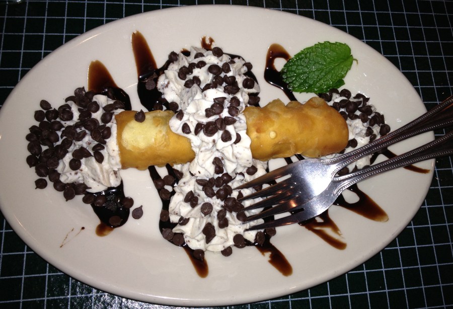 Top it all off with a cannoli.