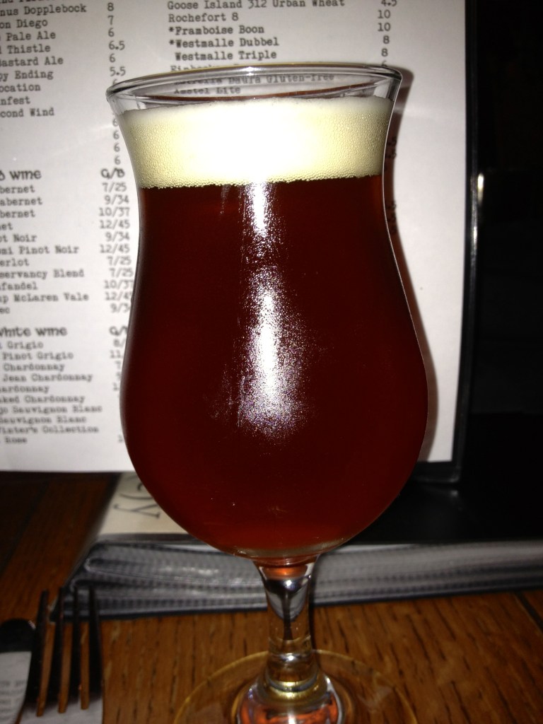 Right beer, wrong glass.