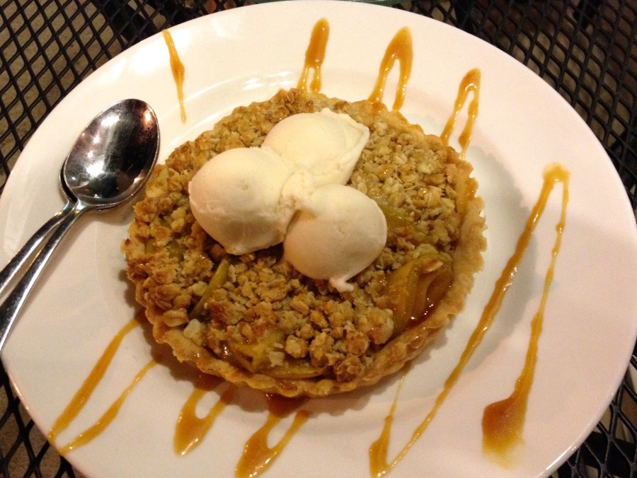 Johnny Appleseed would be proud of this large apple tart.